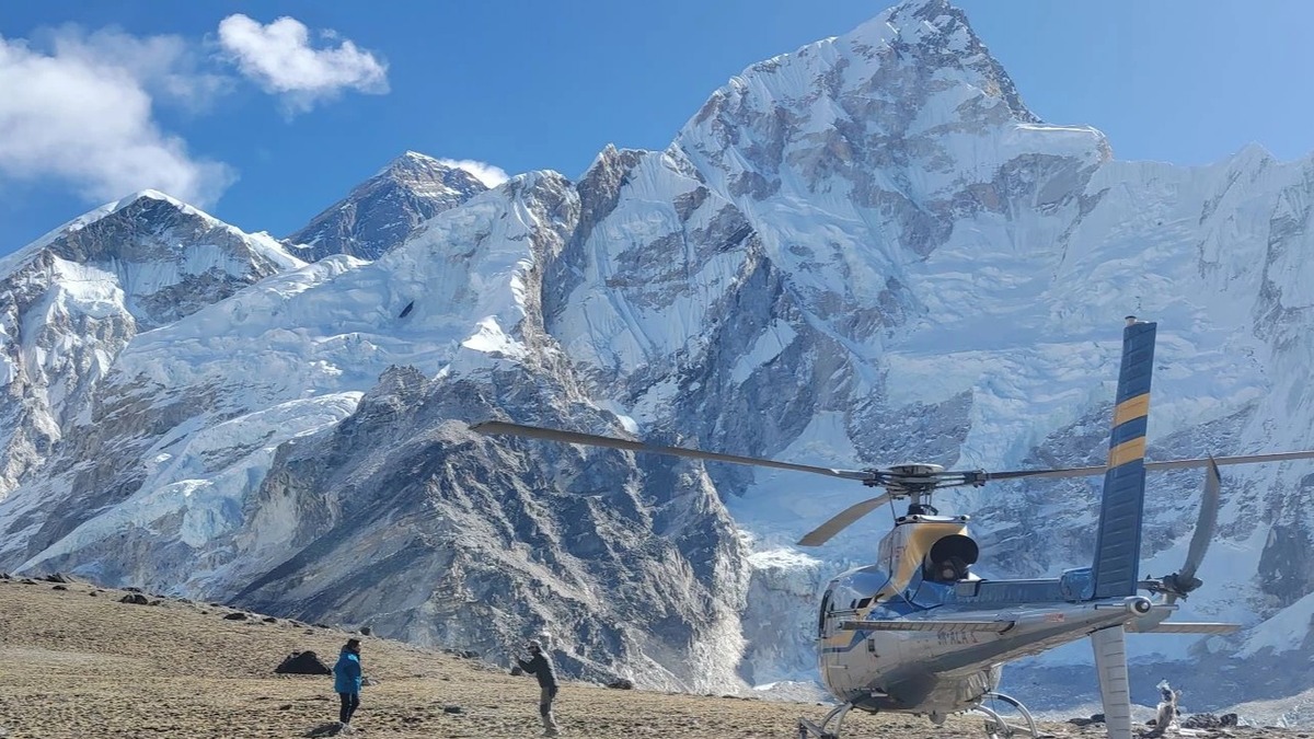 Everest Base Camp trek with heli return
