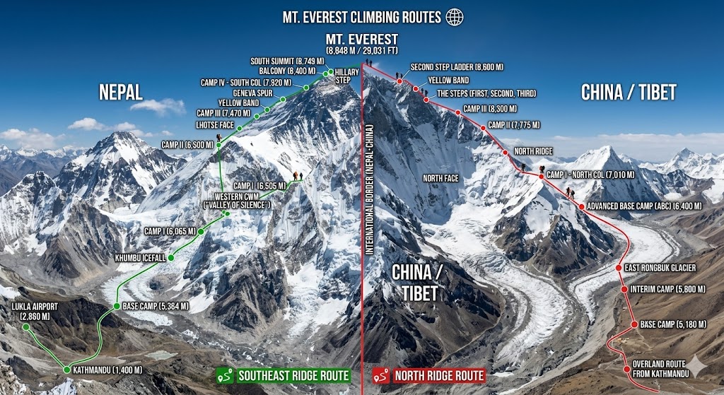 Mount-Everest-Climbing-Route