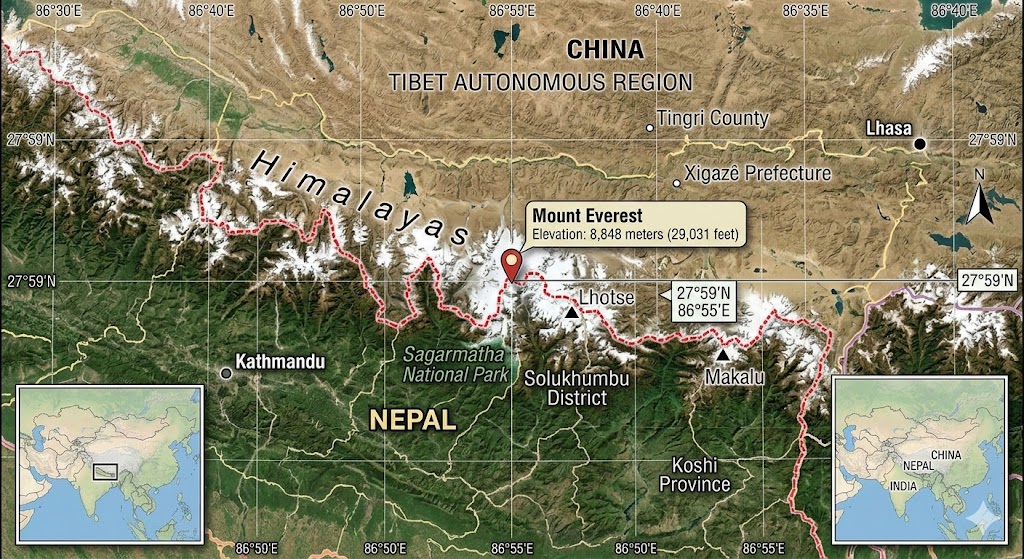 Where-is-Mount-Everest