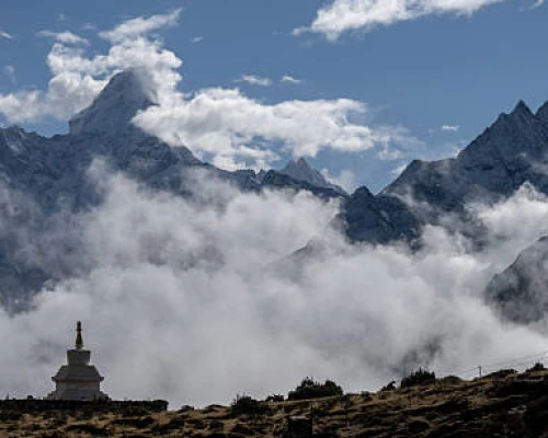 Mt Ama Dablam From Everest View Hotel