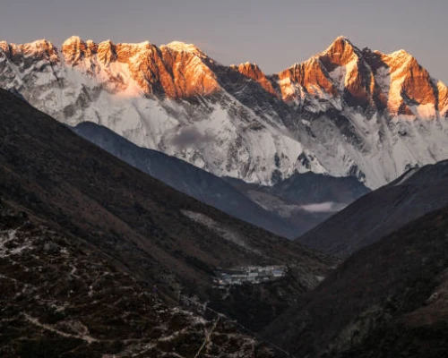 Sunset On Mt Everest