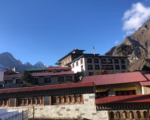 Tengboche Monastery At Ebc Route